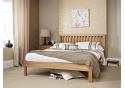 4ft6 Real Oak Wooden Bed Frame 5